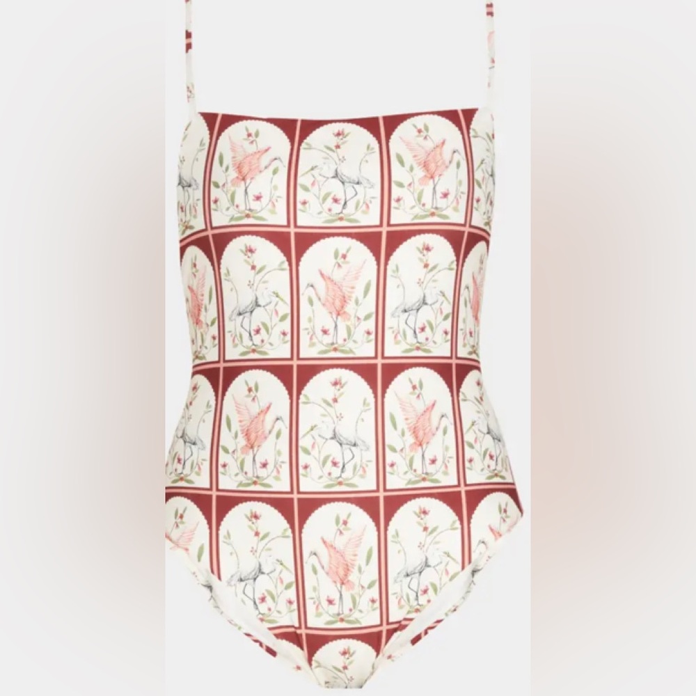 Agua by Agua Bendita Caoba Garza One Piece Swimsuit